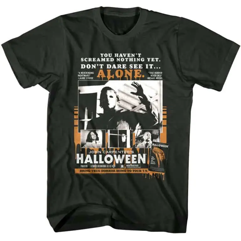 Halloween Don’t Dare See it Alone Men’s T Shirt