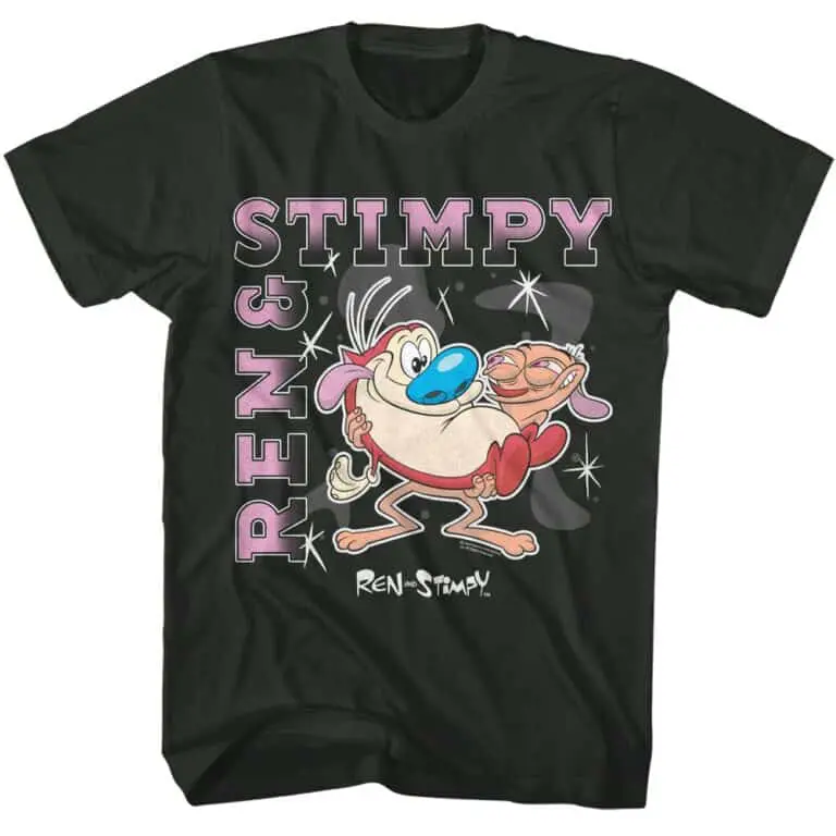 Ren and Stimpy Sparkling Men’s T Shirt