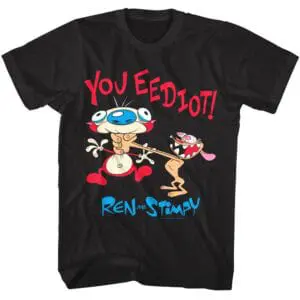 Ren and Stimpy You Eediot Men’s T Shirt