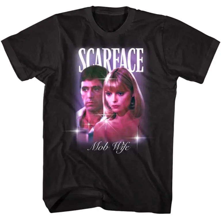 Scarface Elvira Mob Wife Men’s T Shirt
