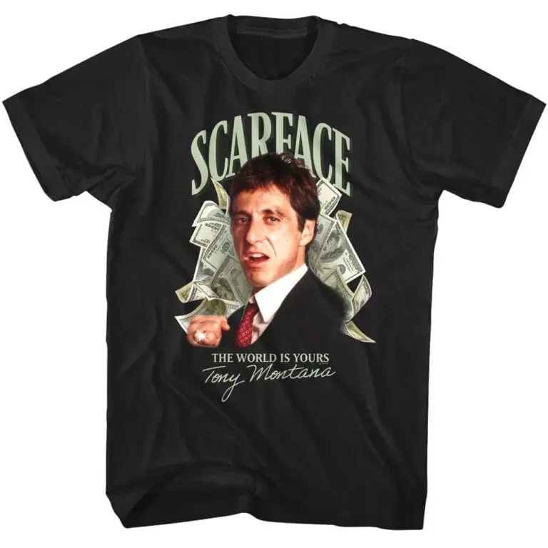 Scarface Makin it Rain Money Men’s T Shirt