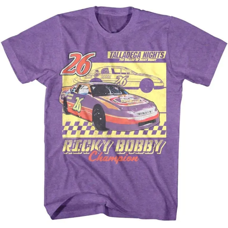 Talladega Nights 26 Laughing Clown Car Men’s T Shirt