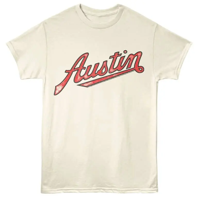 Austin Vintage Logo Men’s T Shirt