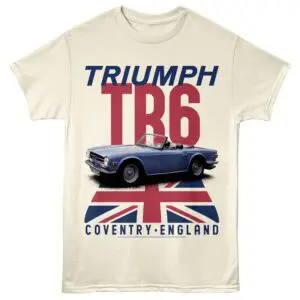 Triumph TR6 Coventry England Men’s T Shirt