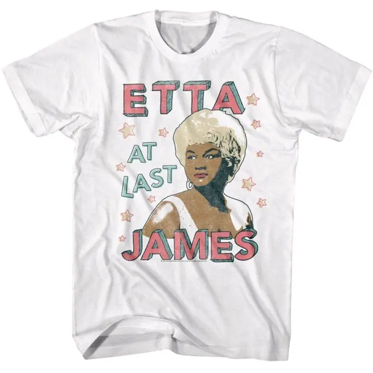 Etta James At Last Stars Men’s T Shirt