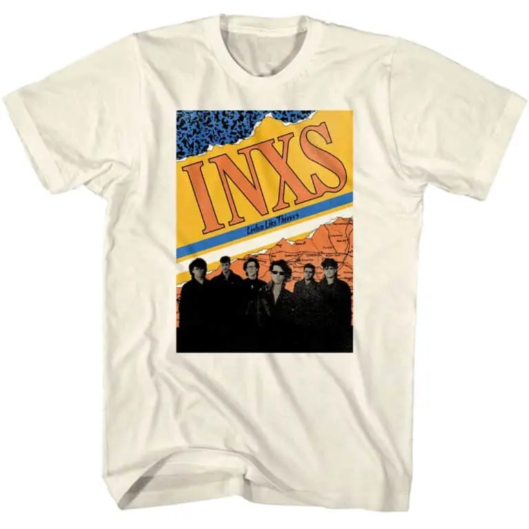 INXS Listen Like Thieves Men’s T Shirt