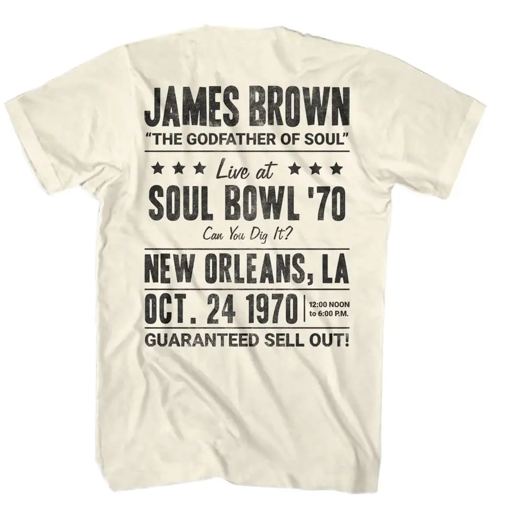 James Brown Soul Bowl 1970 Men’s T Shirt