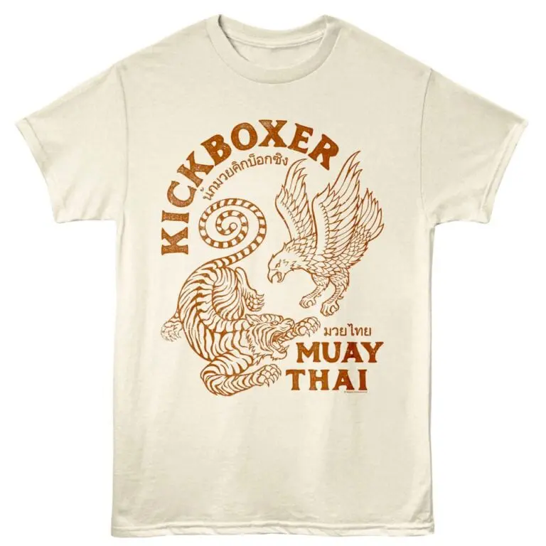 Kickboxer Muay Thai Tiger Eagle Men’s T Shirt