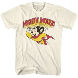Mighty Mouse Hero Flying Men’s T Shirt