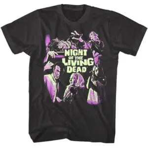 Night of the Living Dead Neon Fear Men’s T Shirt