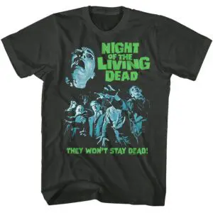 Night of the Living Dead Zombies Stay Dead Men’s T Shirt