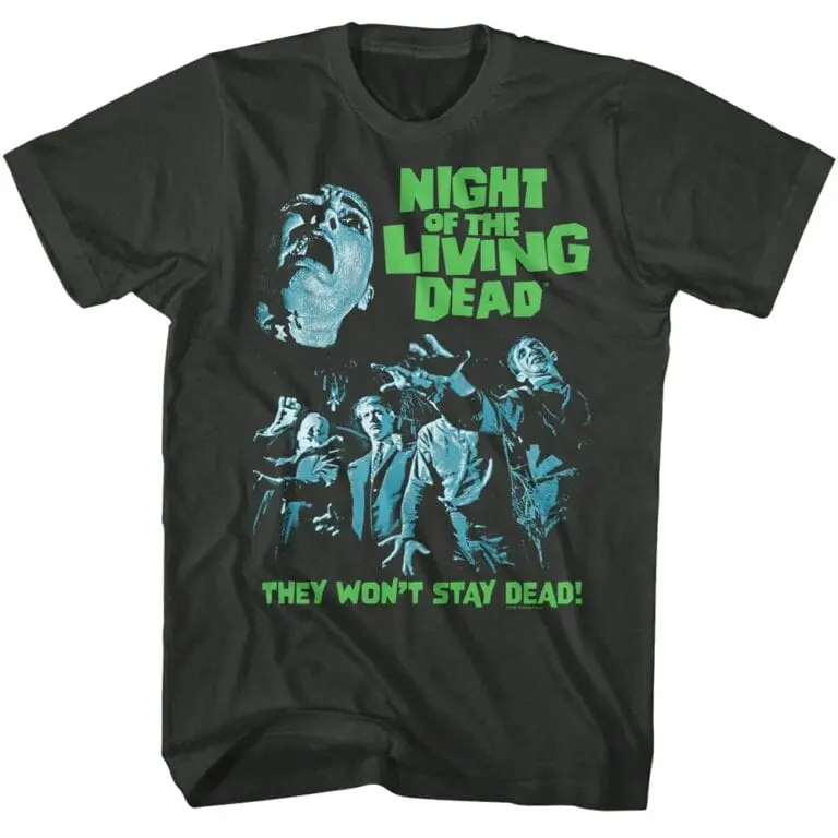 Night of the Living Dead Zombies Stay Dead Men’s T Shirt