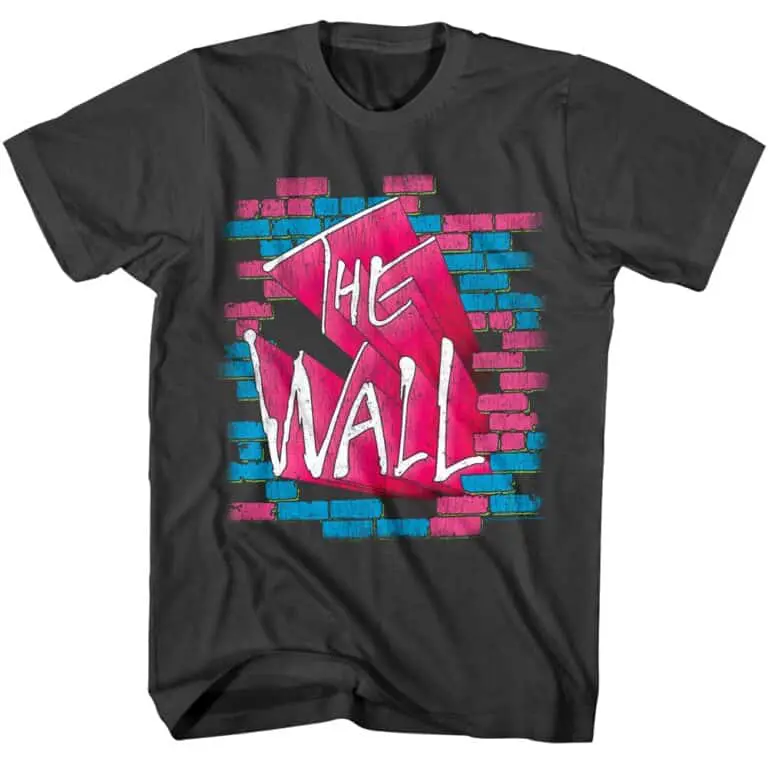 Pink Floyd The Wall Bricks Men’s T Shirt
