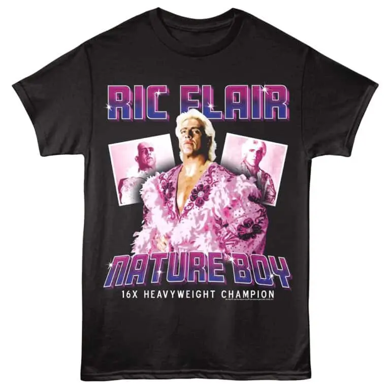 Ric Flair Nature Boy Floral Robe Men’s T Shirt
