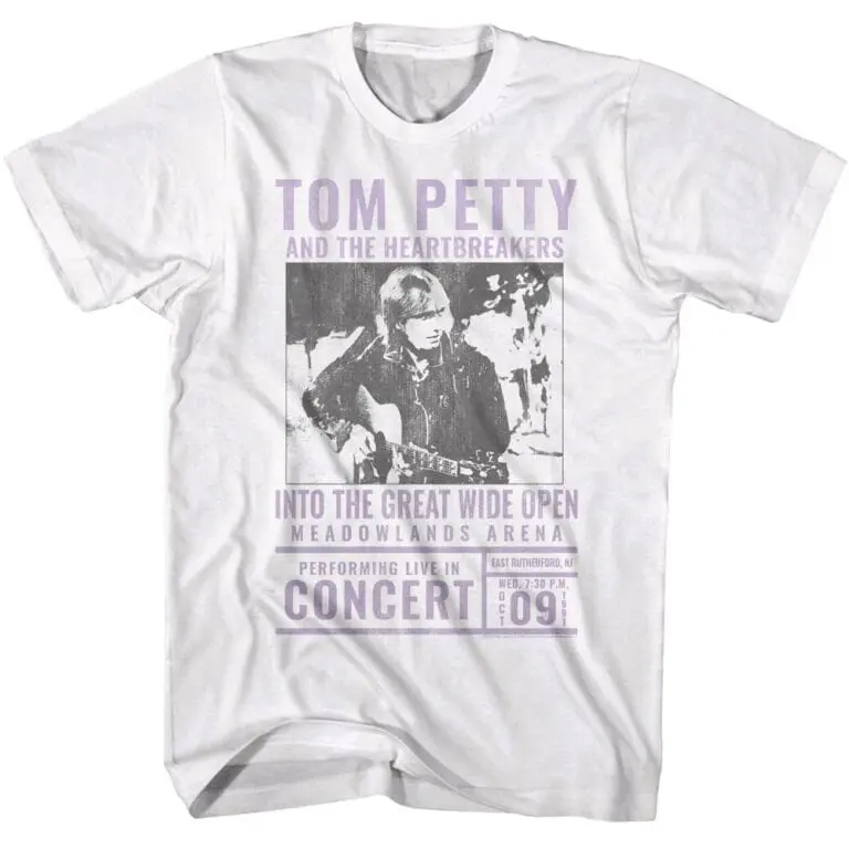 Tom Petty Into The Great Wide Open Men’s T Shirt