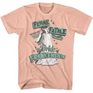 Bride of Frankenstein Femme Fatale Men’s T Shirt