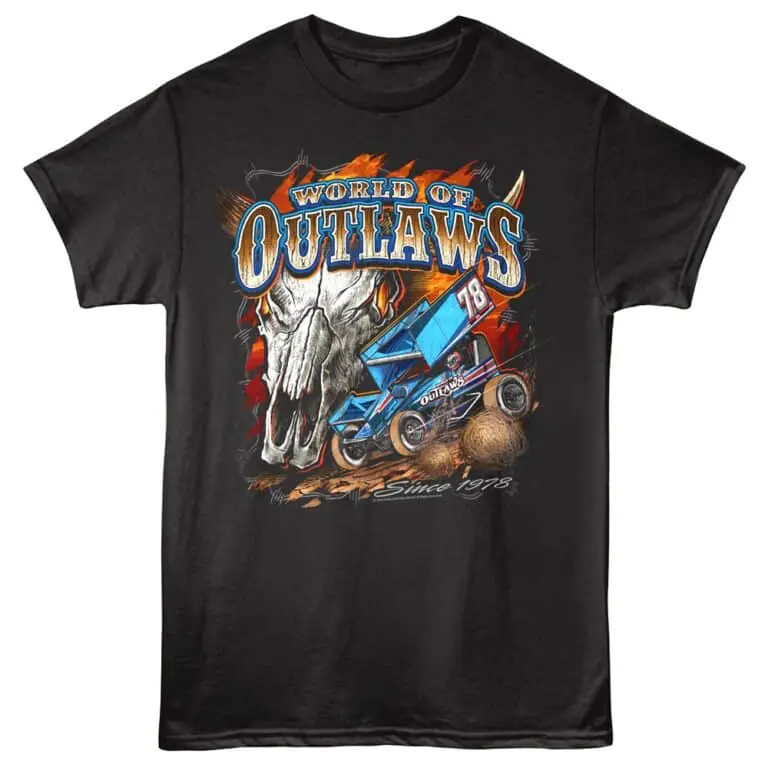 World of Outlaws Steer Skull 1978 Men’s T Shirt
