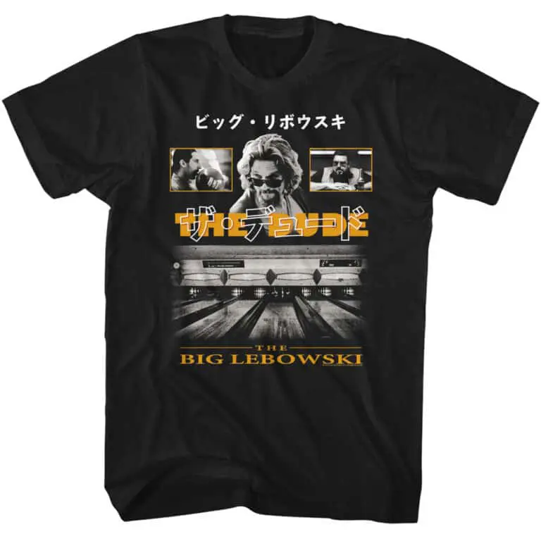 Big Lebowski Japanese Movie Poster Men’s T Shirt