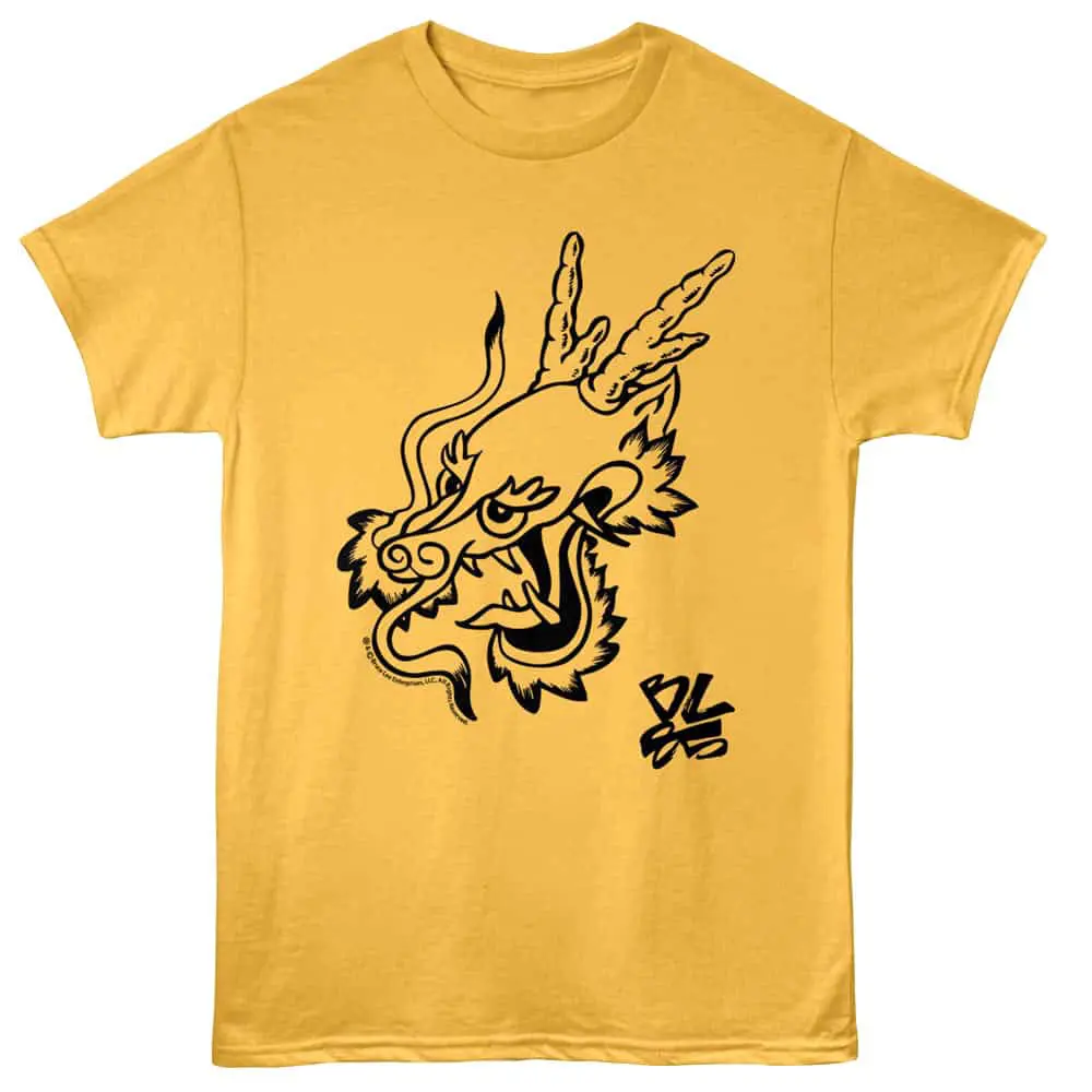 Bruce Lee 85th Anniversary Dragon Men’s T Shirt