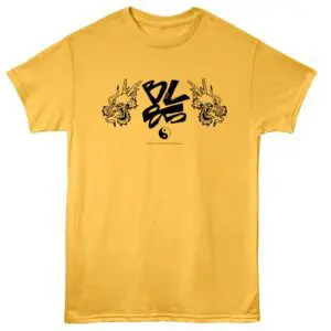 Bruce Lee 85 Yin Yang Dragon Men’s T Shirt