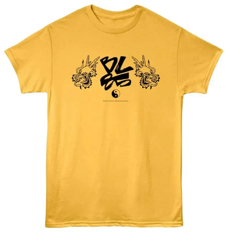 Bruce Lee 85 Yin Yang Dragon Men’s T Shirt