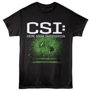 CSI Crime Scene Forensic Light Men’s T Shirt