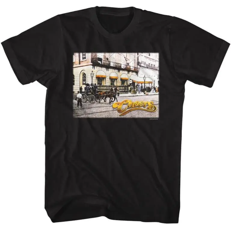 Cheers Opening Credits Street Men’s T Shirt