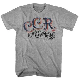Creedence Clearwater Revival CCR Band Logo Men’s T Shirt