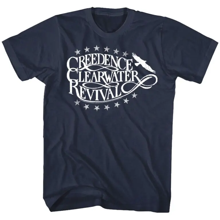 Creedence Clearwater Revival Eagle Stars Men’s T Shirt