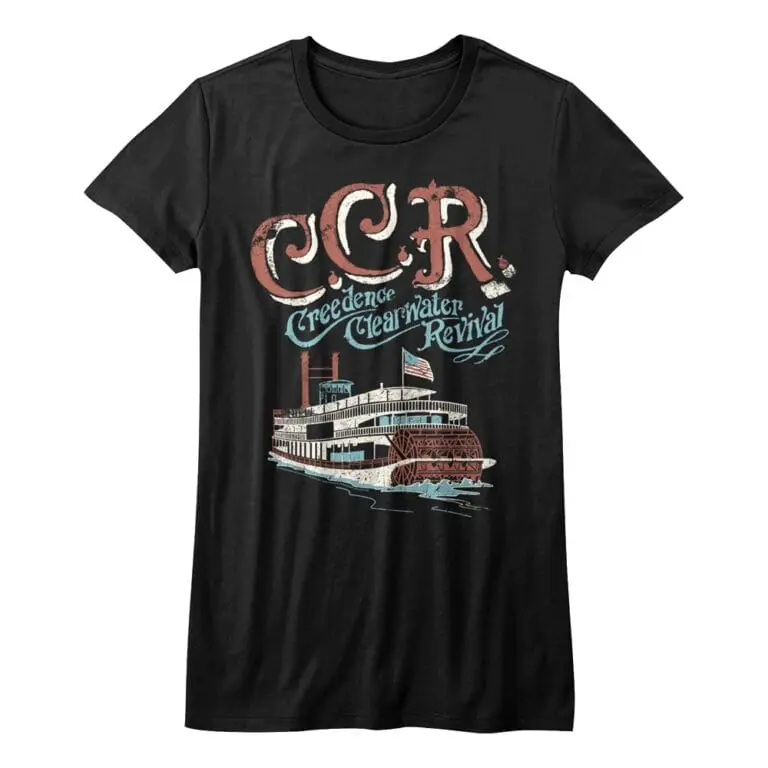 Creedence Clearwater Revival Proud Mary Riverboat Women’s T Shirt
