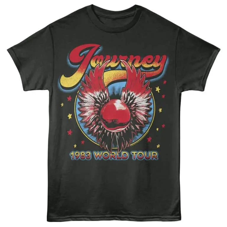 Journey Frontiers 1983 World Tour Men’s T Shirt