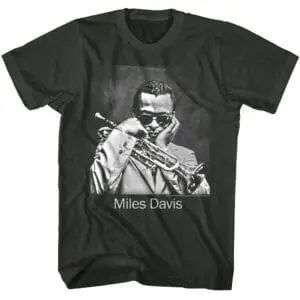 Miles Davis Trumpet Portrait Men’s T Shirt