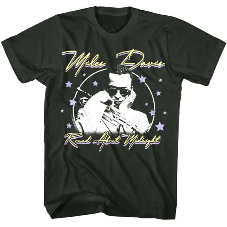 Miles Davis Round About Midnight Stars Men’s T Shirt