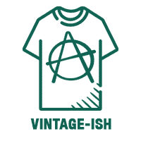 Vintage style print badge