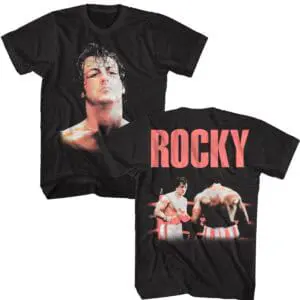 Rocky After Apollo Fight Men's T Shirt Black