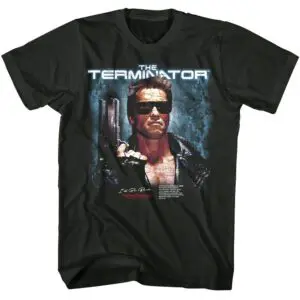 Terminator 2 Flaming Motorcycle Men’s T Shirt
