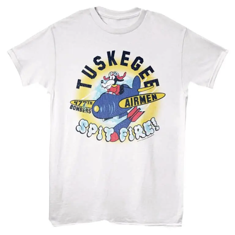 Tuskegee Airmen 477th Bombers Spit Fire Men’s T Shirt