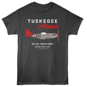Tuskegee Airmen Red Tail Fighter Group Men’s T Shirt