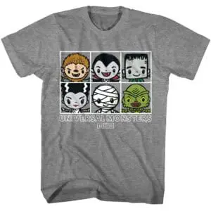 Universal Monsters Cute Villains Men’s T Shirt
