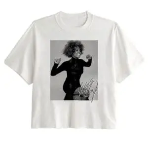Whitney Houston Broken Hearts Signature Women's Crop Top