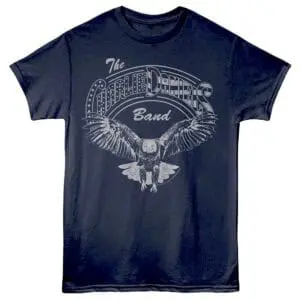 Vintage Charlotte Tees band graphic T-shirt with iconic eagle design, perfect for music lovers.