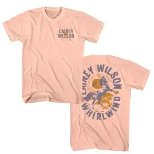 Pink Lainey Wilson music artist graphic tee for fans.