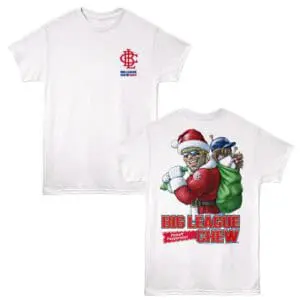Big League Chew Pickoff Peppermint Santa Men's T Shirt