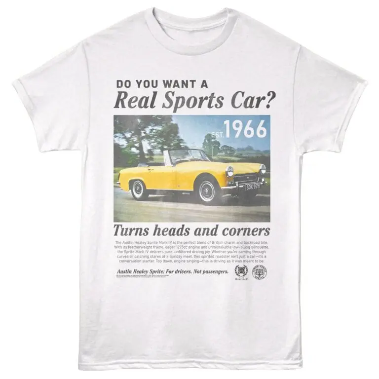 Austin Healey a Real Sports Car Men’s T Shirt