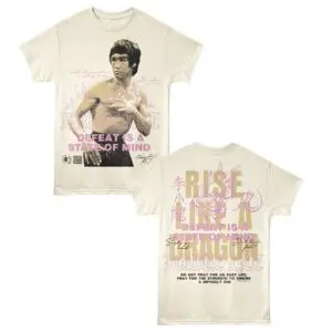 Bruce Lee Rise Like a Dragon Men's T Shirt