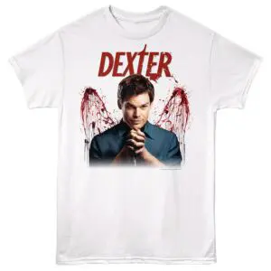 High-quality Dexter TV show graphic tee for fans of crime dramas.