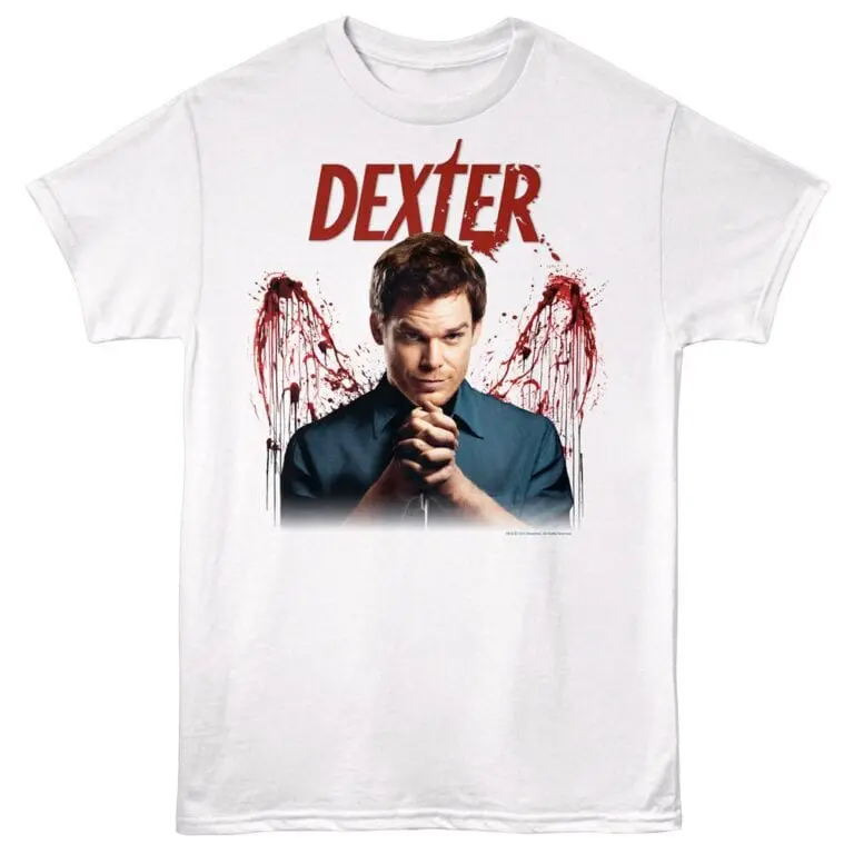 High-quality Dexter TV show graphic tee for fans of crime dramas.
