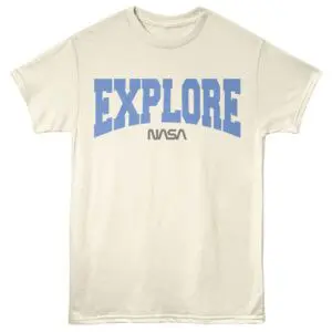 Explore NASA space graphic tee for science, space exploration, and astronaut fans.