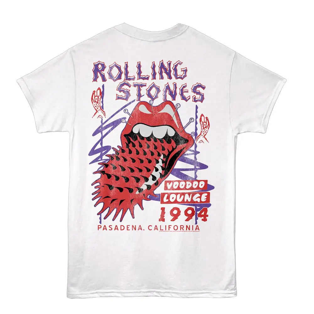 Vintage Rolling Stones 1994 Voodoo Lounge T-shirt, Pasadena California design.