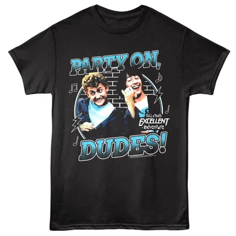 Bill & Ted Party on Air Guitar Men's T Shirt